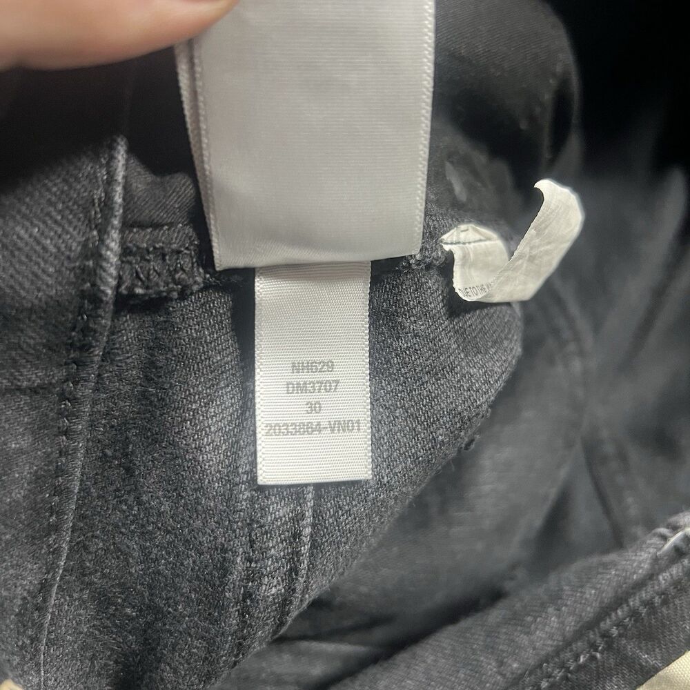 Madewell The Mid Rise Perfect Vintage Jean Clean Black NH629 Women’s Size 30 - Picture 7 of 7